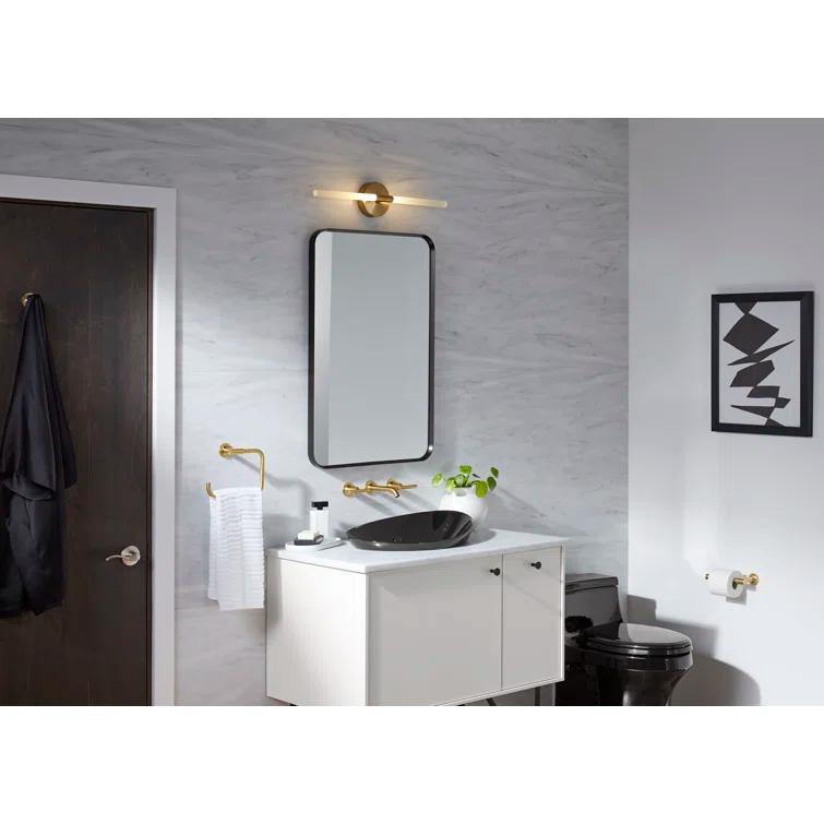 KOHLER Essential Rectangular Wall Mirror, Bathroom / Vanity Mirror with Frame