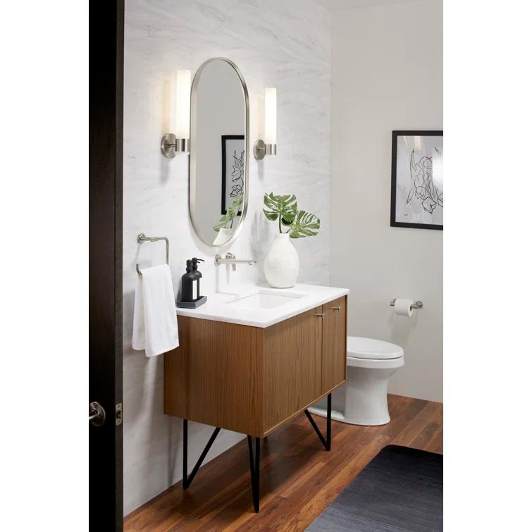 Essential Capsule Wall Mirror, Bathroom/Vanity Mirror with Frame