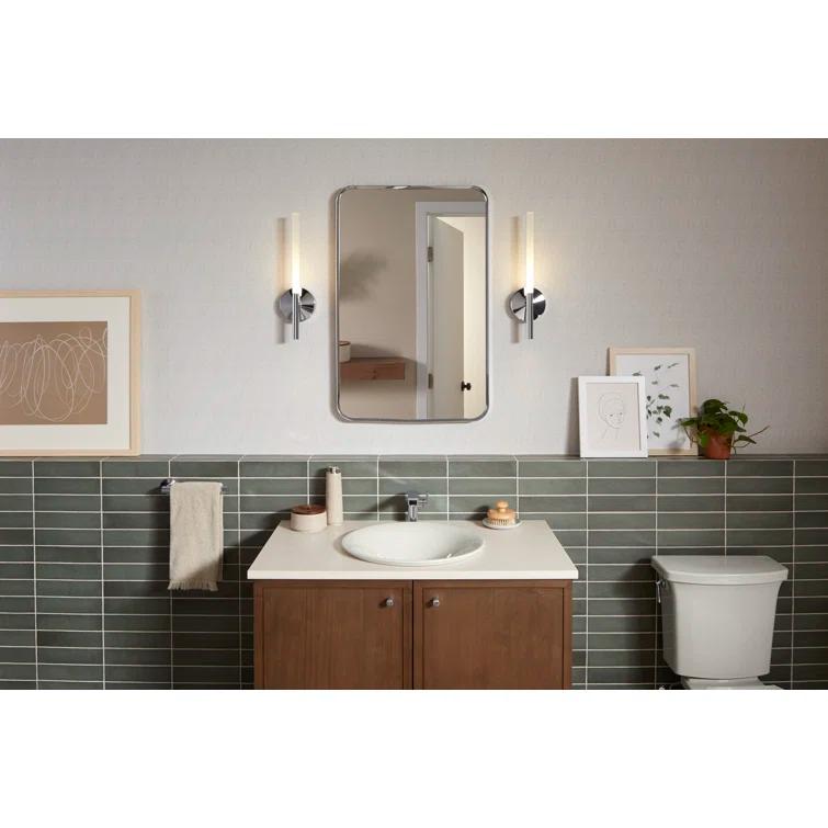 KOHLER Essential Rectangular Wall Mirror, Bathroom / Vanity Mirror with Frame