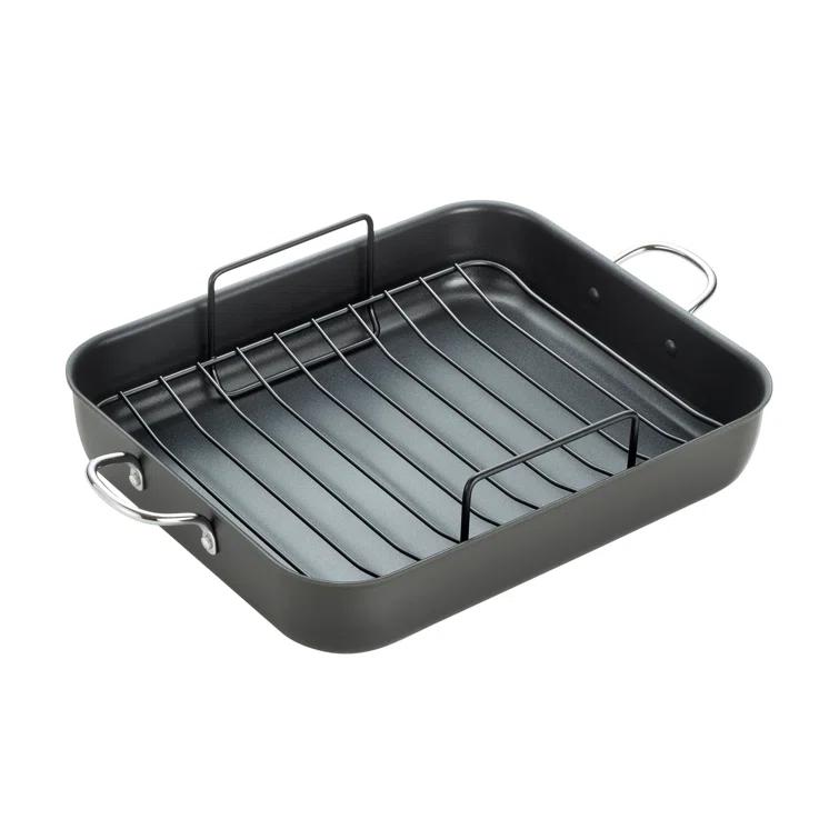 T-fal 14 in. Non-Stick Hard Anodized Aluminum Roasting Pan