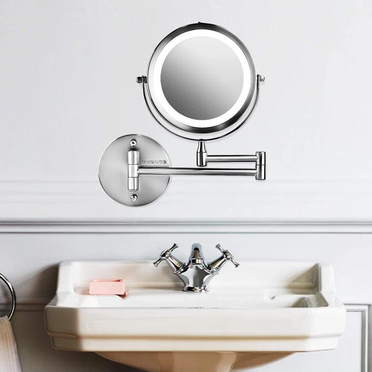 Ovente Concave LED Wall Mirror