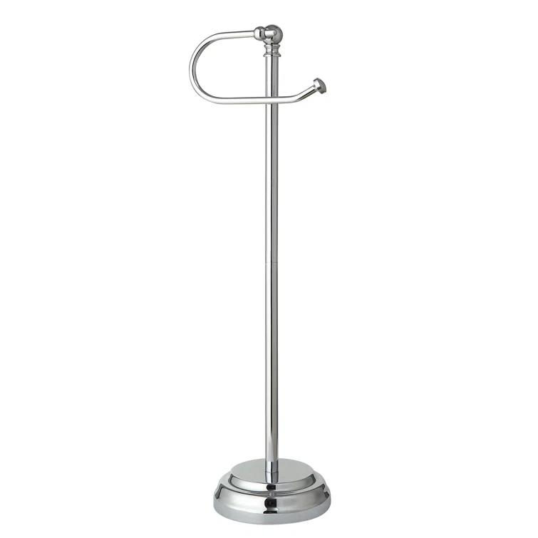 Bathroom Free Standing Toilet Paper Roll Holder Stand