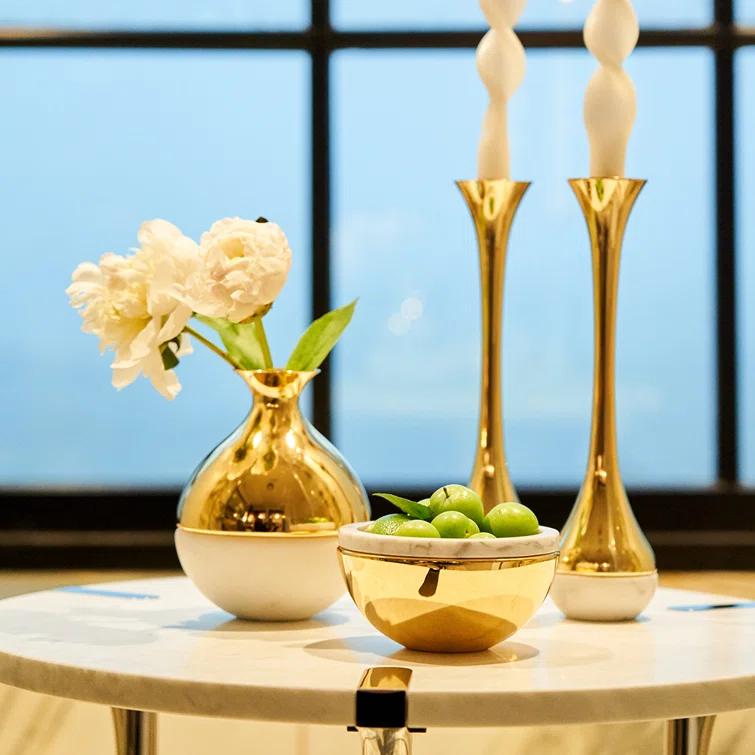 Anna New York 2.75'' H Tabletop Candlestick (Set of 2)