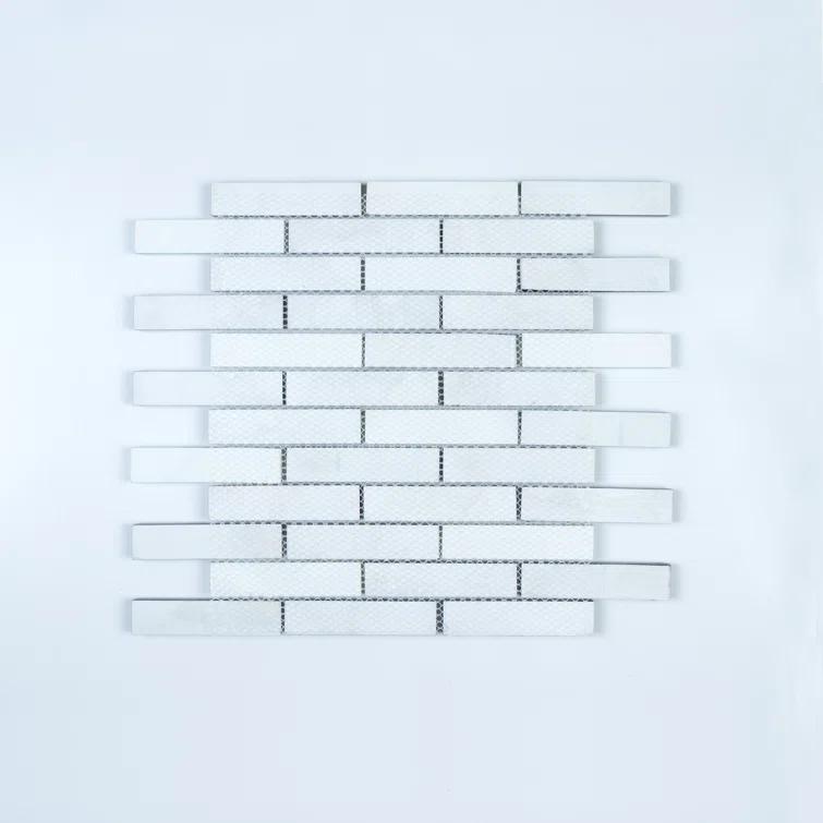 Impressions 1" x 4" Straight Edge Glass Mosaic Tile
