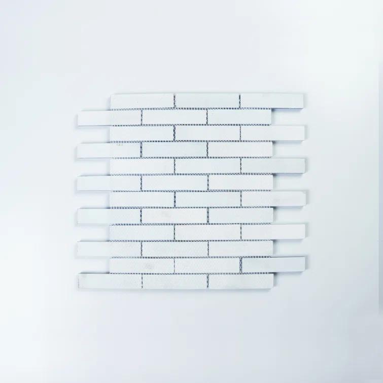 Impressions 1" x 4" Straight Edge Glass Mosaic Tile