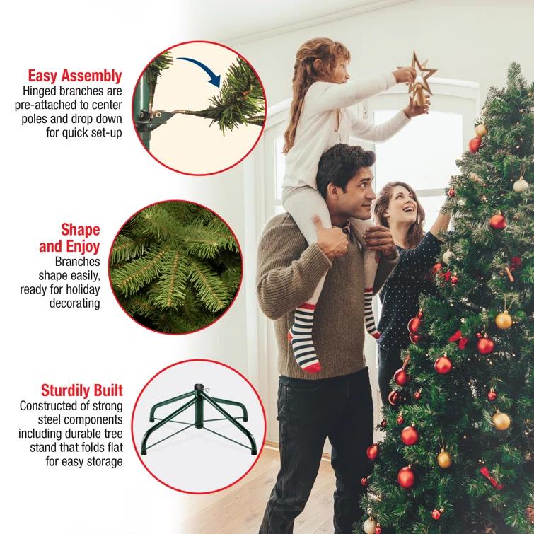 7' Unlit Dunhill Fir Artificial Christmas Tree - National Tree Company