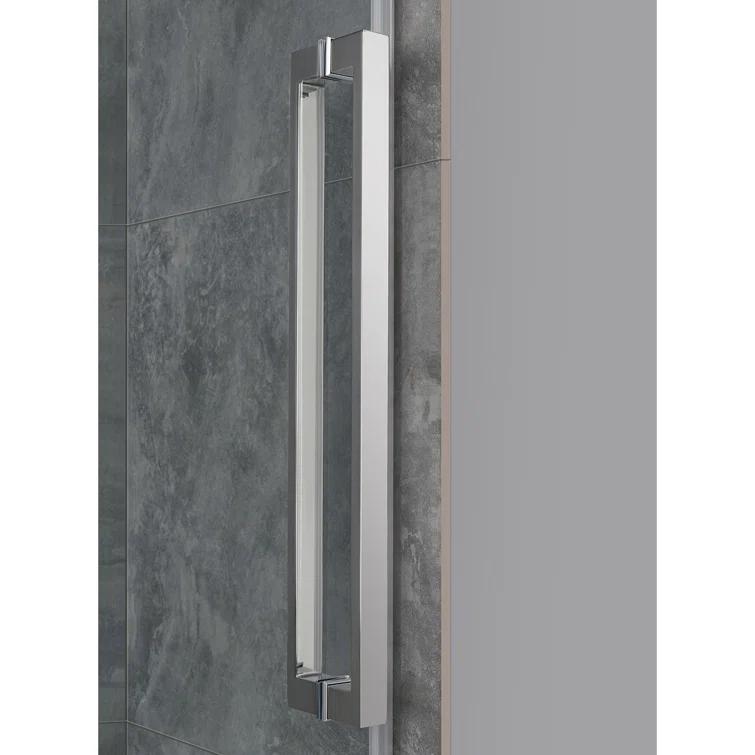 Ove Decors OVE Decors Bel Soft-Close Chrome 58-In To 60-In X 78-In Frameless Sliding Soft Close Shower Door 15SGP-BELS60-CHRWM