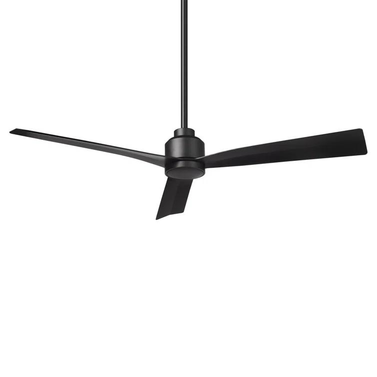 52" Smart Home Compatible 3 Blade Smart Ceiling Fan with Remote