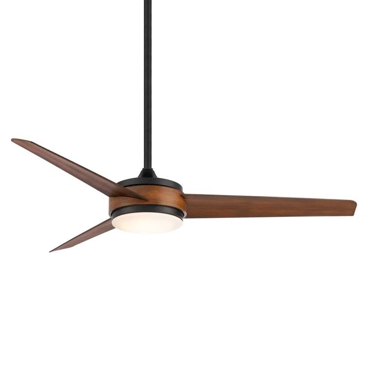 54" Mod 3 - Blade Outdoor/Indoor Smart Ceiling Fan with Remote Control and Dimmable LED Light Kit Included, Works With Google Assistant, Amazon Alexa, iOS And Android APP