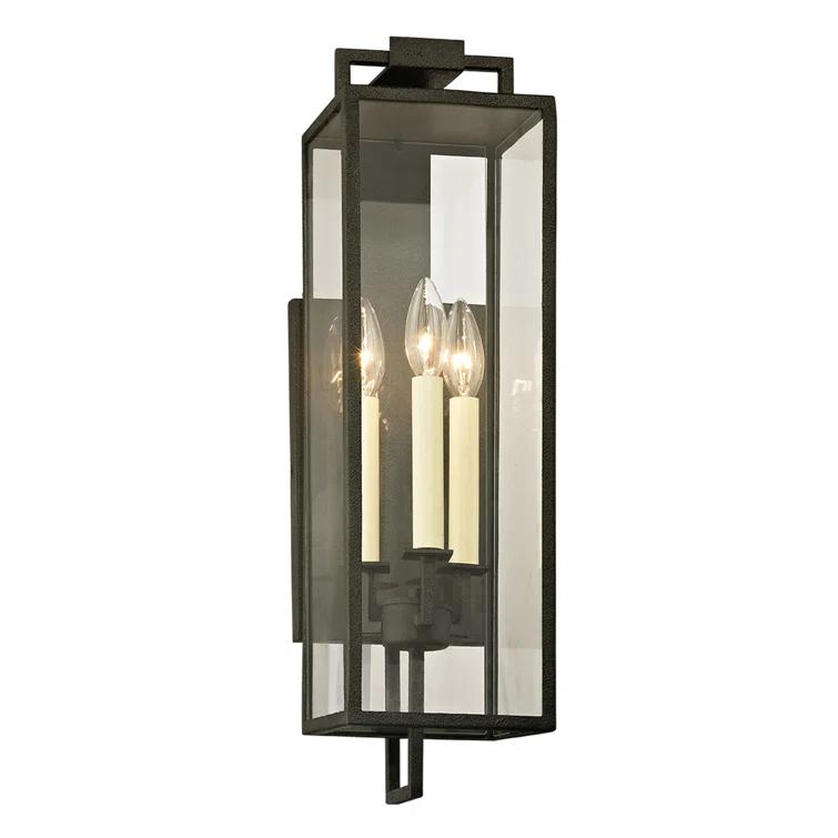 Judy Outdoor Sconce - Black / 21.5"H