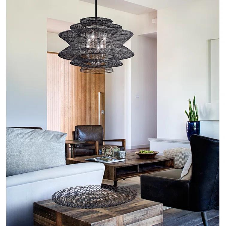 Kokoro 6 - Light Geometric Chandelier