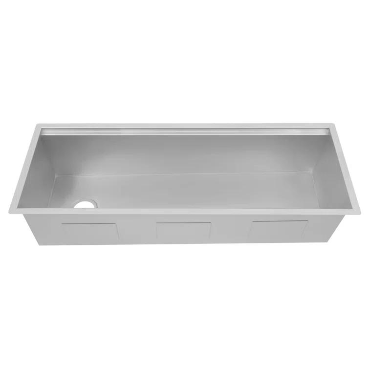 ZLINE 45 in. Garmisch Undermount Single Bowl Stainless Steel Kitchen Sink W/ Bottom Grid & Accessories (SLS-45)