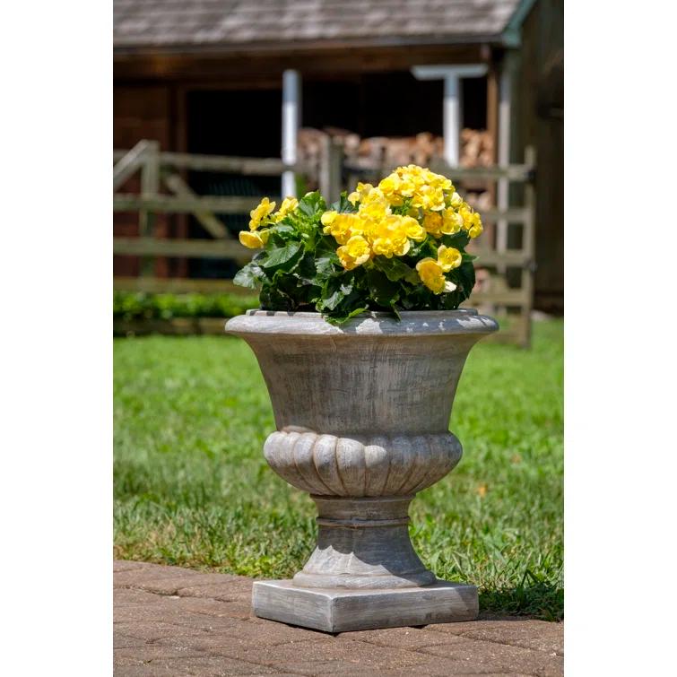 Earth Stone Fiberstone Windsor Urn Planter