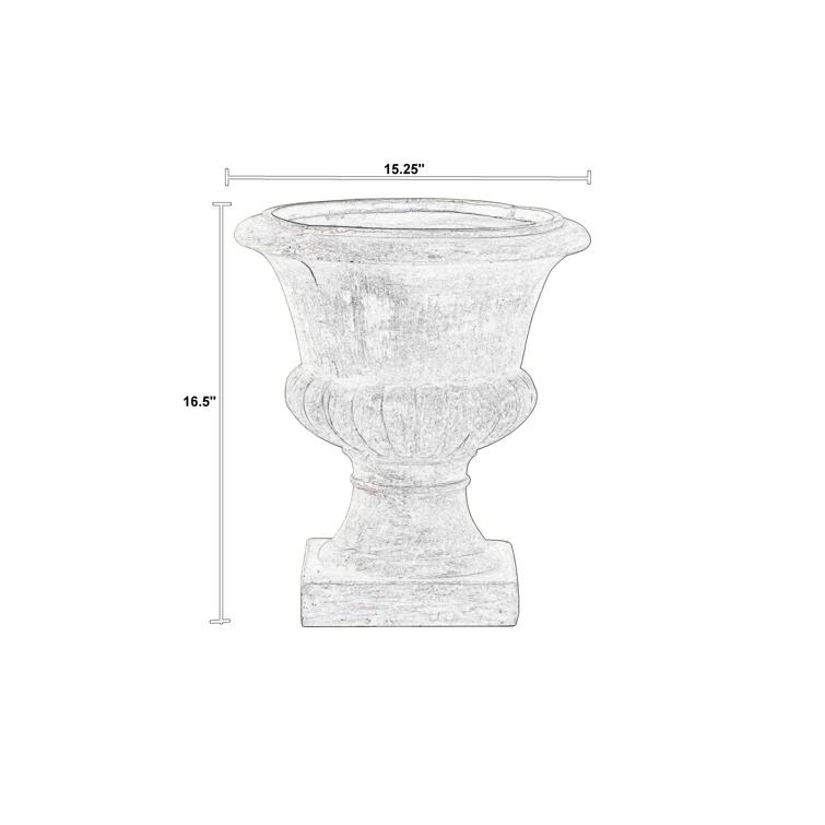 Earth Stone Fiberstone Windsor Urn Planter
