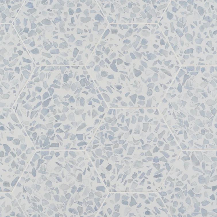 Jurassic Hex 9" Terrazzo Look Porcelain Floor & Wall Tile (8.07 Sq. Ft. / Case)