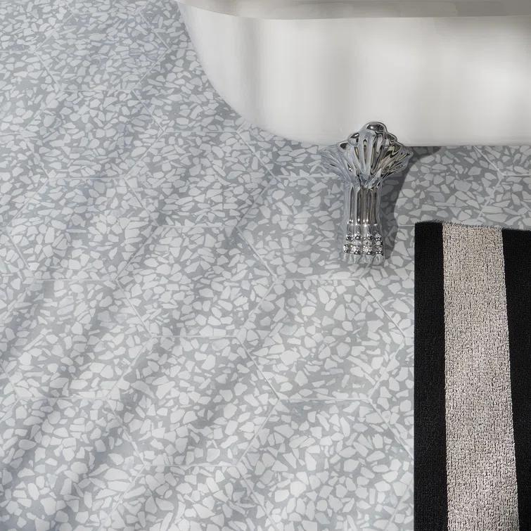 Jurassic Hex 9" Terrazzo Look Porcelain Floor & Wall Tile (8.07 Sq. Ft. / Case)