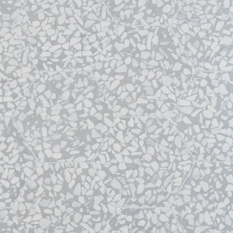 Jurassic Hex 9" Terrazzo Look Porcelain Floor & Wall Tile (8.07 Sq. Ft. / Case)