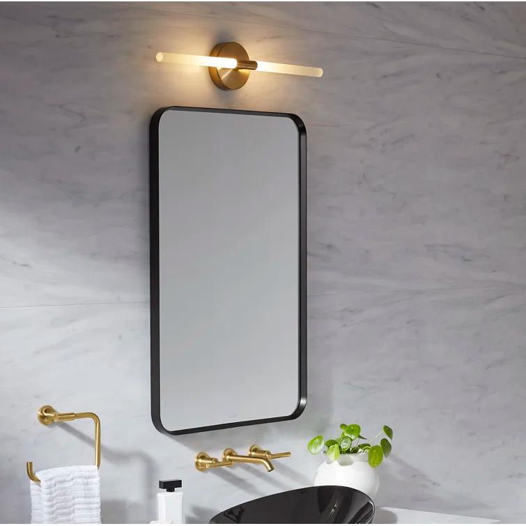 KOHLER Essential Rectangular Wall Mirror, Bathroom / Vanity Mirror with Frame