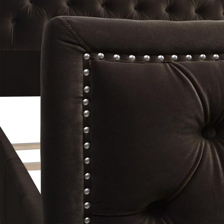 Coleman Upholstered Wingback Bed