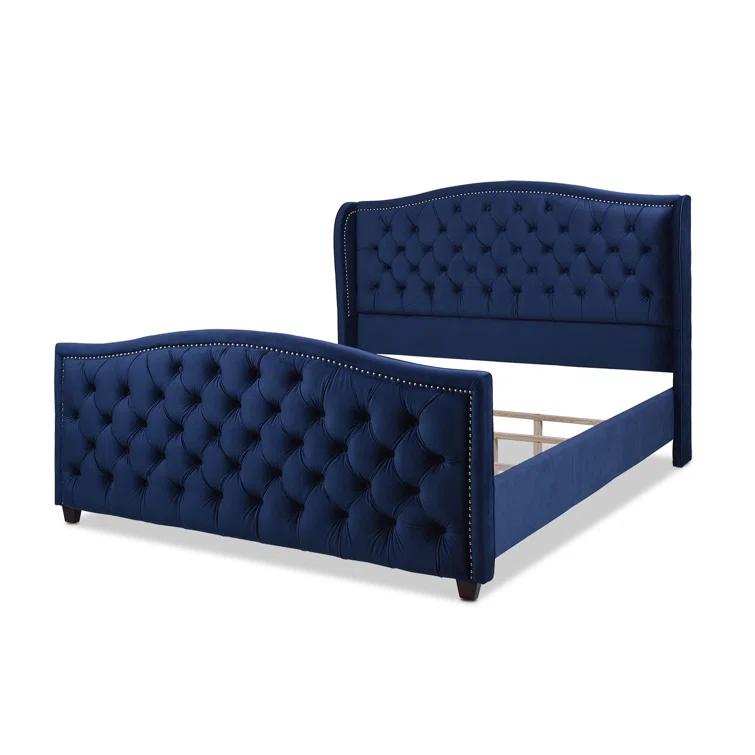 Coleman Upholstered Wingback Bed