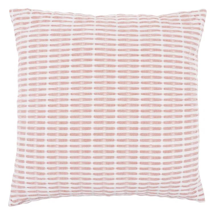 KAF Home Pleated Please Striped Cotton Pillow Cover (Set of 2)