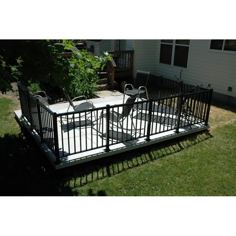 120'' x 120'' Composite Patio Deck Tile Starter Kit