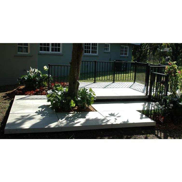 120'' x 120'' Composite Patio Deck Tile Starter Kit
