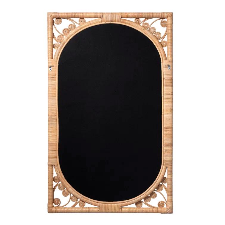 Primrose Rattan Flat Wall Mirror