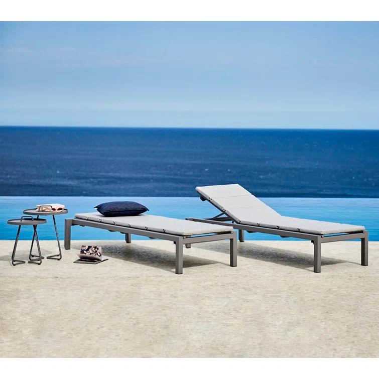 On-the-Move Round Metal Outdoor Side Table