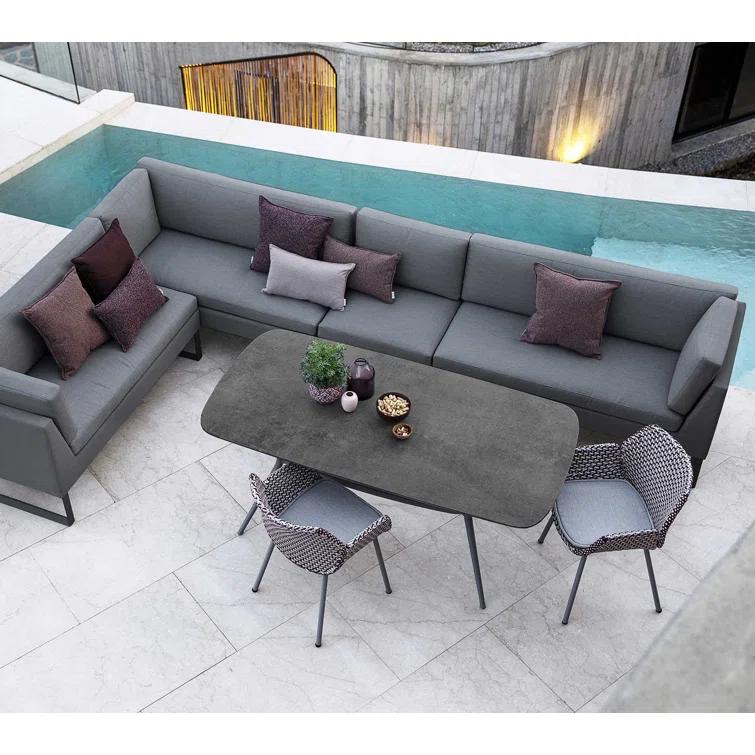 On-the-Move Round Metal Outdoor Side Table