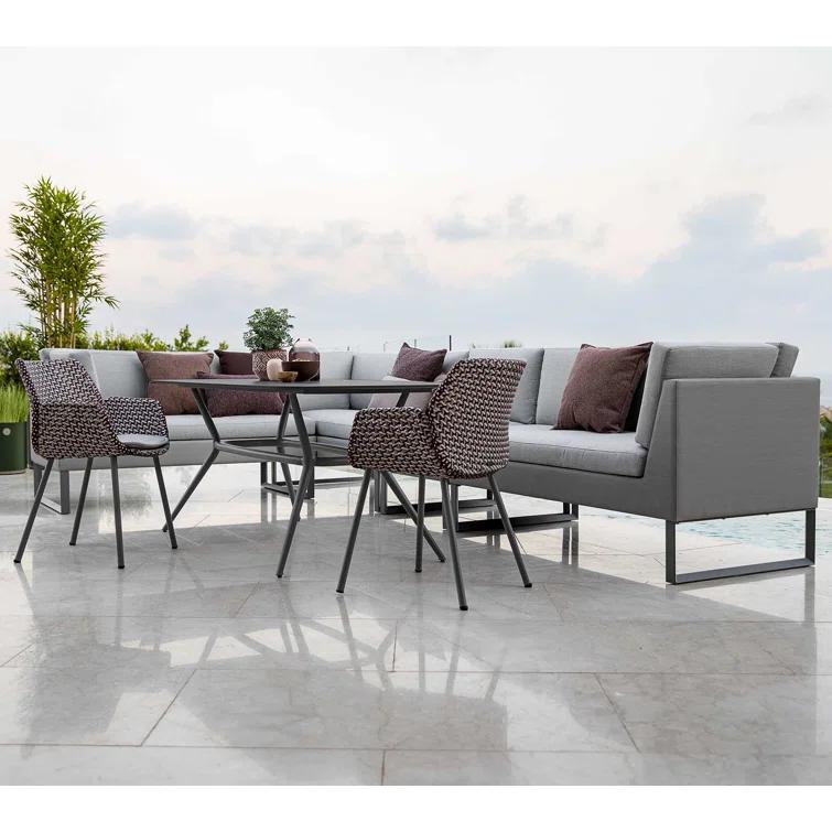 On-the-Move Round Metal Outdoor Side Table
