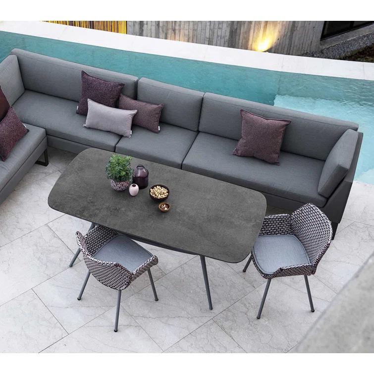 On-the-Move Round Metal Outdoor Side Table