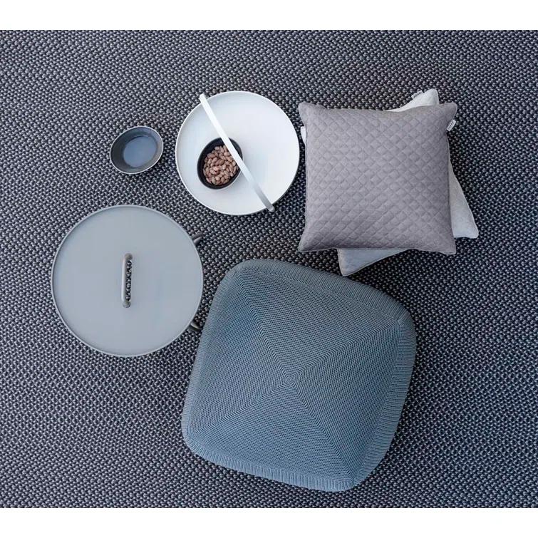 On-the-Move Round Metal Outdoor Side Table