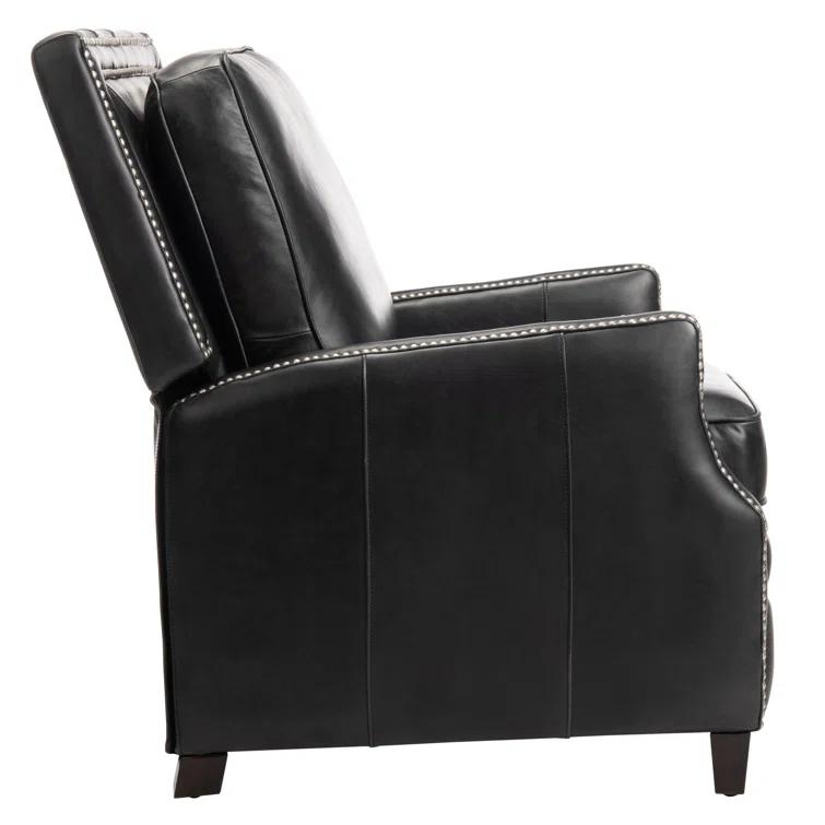 Buddy Leather Recliner - Black - Safavieh