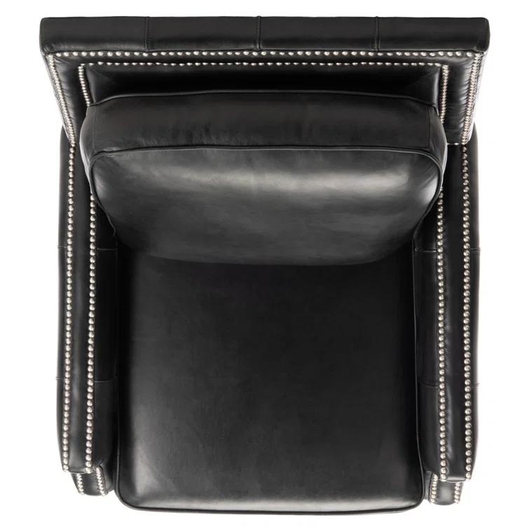 Buddy Leather Recliner - Black - Safavieh