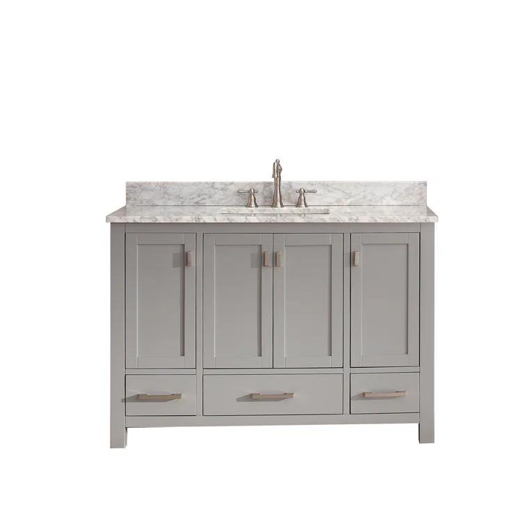 MODERO-VS36-CG Modero 48-in. Single Bathroom Vanity
