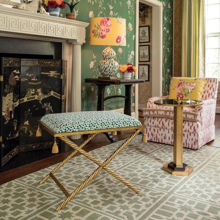 Madcap Cottage Steel Accent Stool