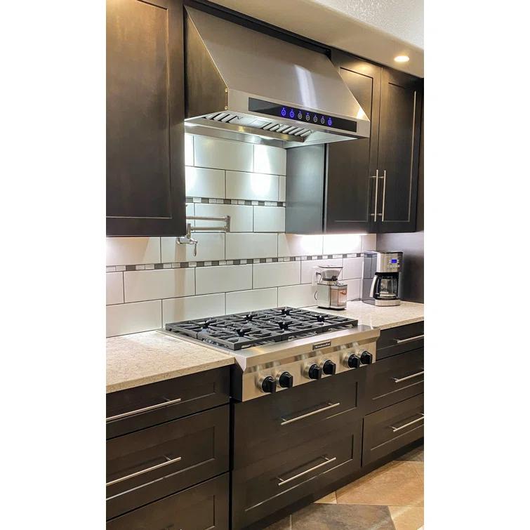 ProLine Range Hoods PROLINE 36" 1000 CFM Ducted Under Cabinet Range Hood in Brushed Stainless Steel PLJW 102.36
