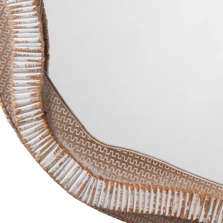 Joss & Main Janis Engineered Wood Flat Wall Mirror