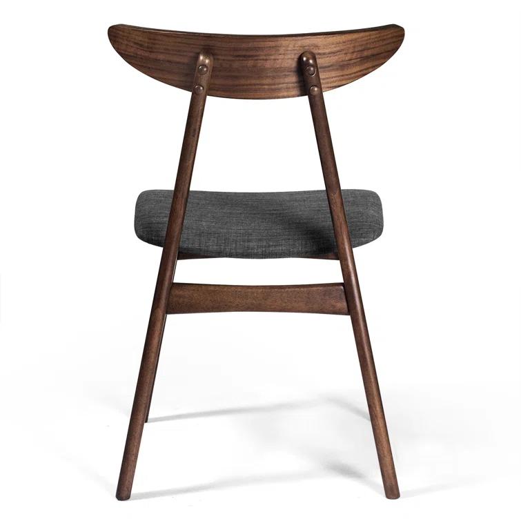 Hartford Dining Chair in Warm Gray/Walnut
