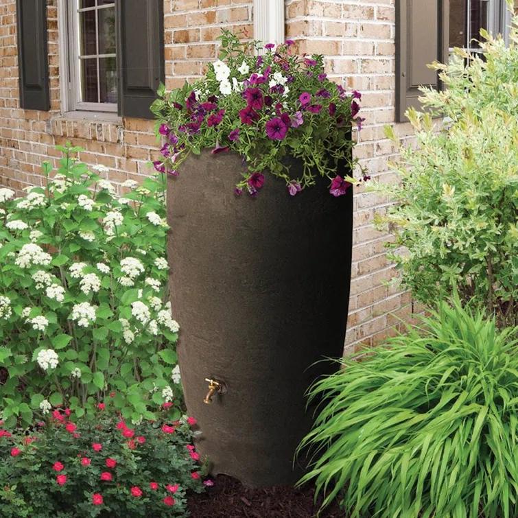 Algreen Athena Plastic Rain Water Collection Drum Barrel
