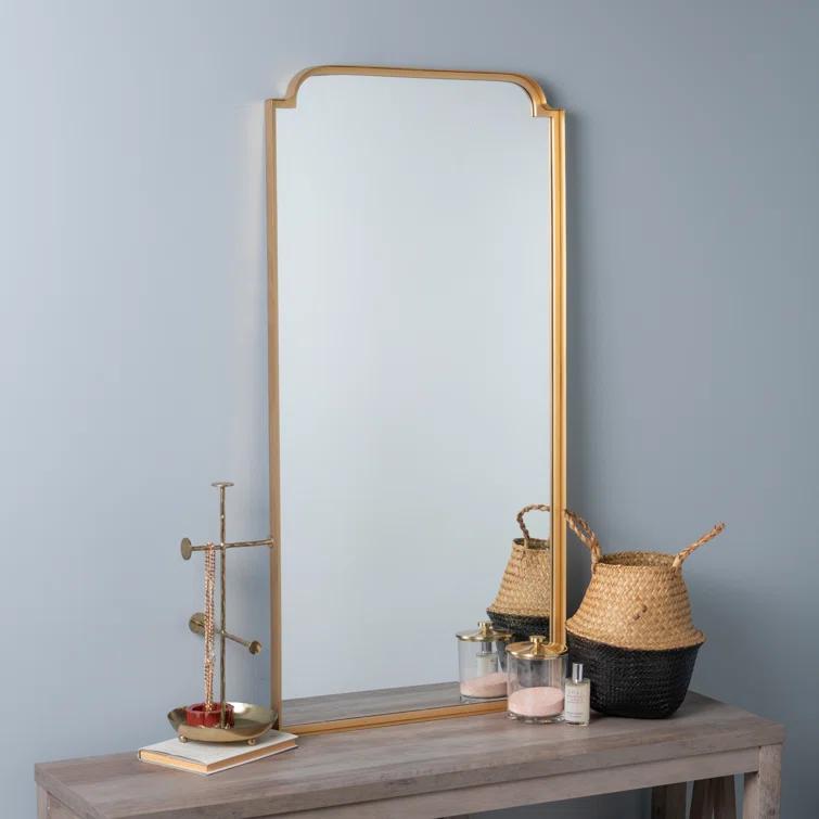 Isolde Floor Mirror - Gold