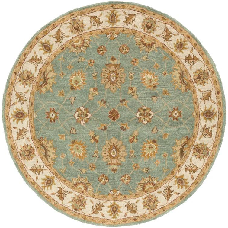 Southshore Oriental Handmade Tufted Wool Green Area Rug