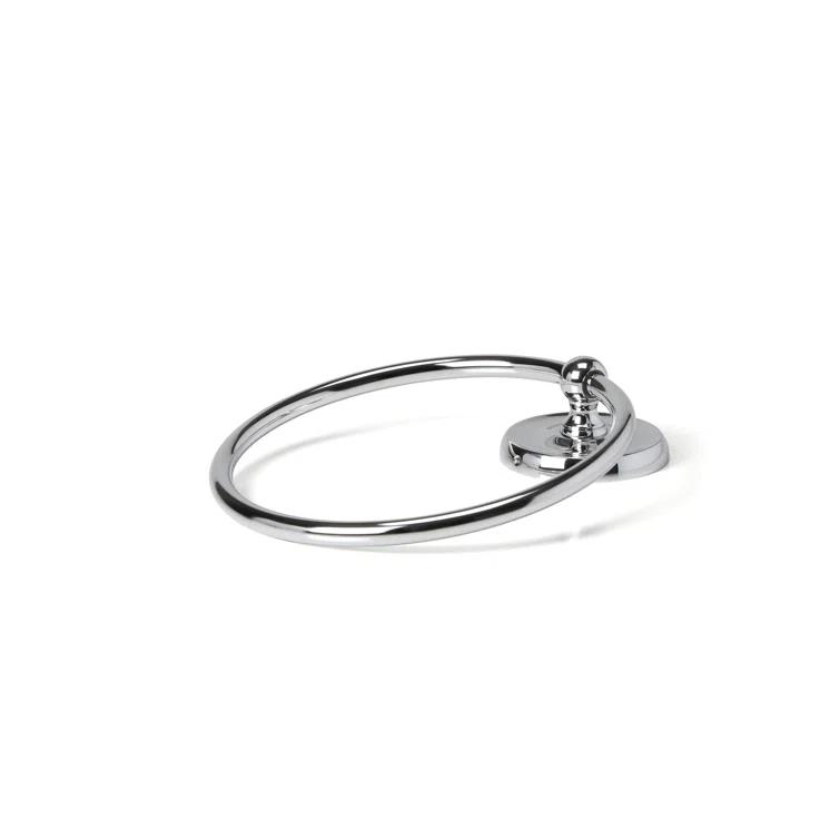 Designer II Wall Mounted 6.50" Towel Ring for Bathroom, Kitchen