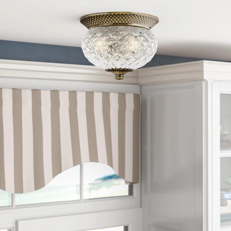 Plantation 2 - Light 12" Flush Mount