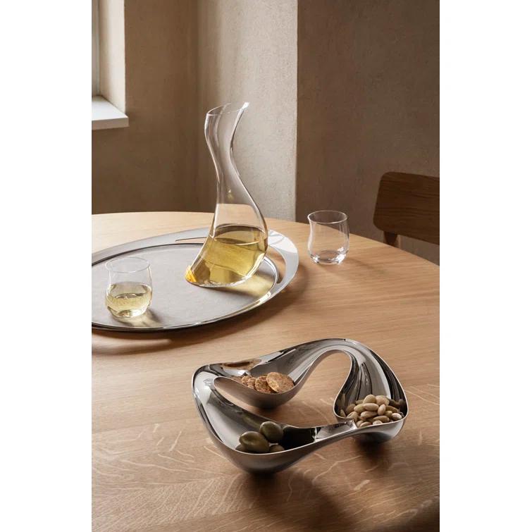 Georg Jensen Cobra Divided Serving Dish | Wayfair