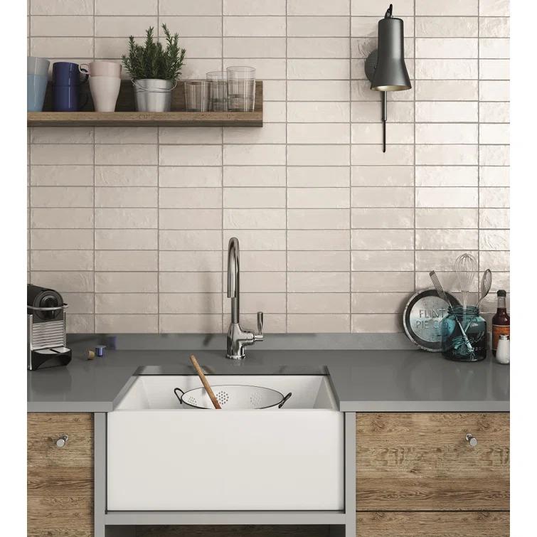 Apollo Tile 38 pack 2.5 in. x 8 in. Polished and Honed Ceramic Subway Wall Tile (5.38 sq. ft./Case)