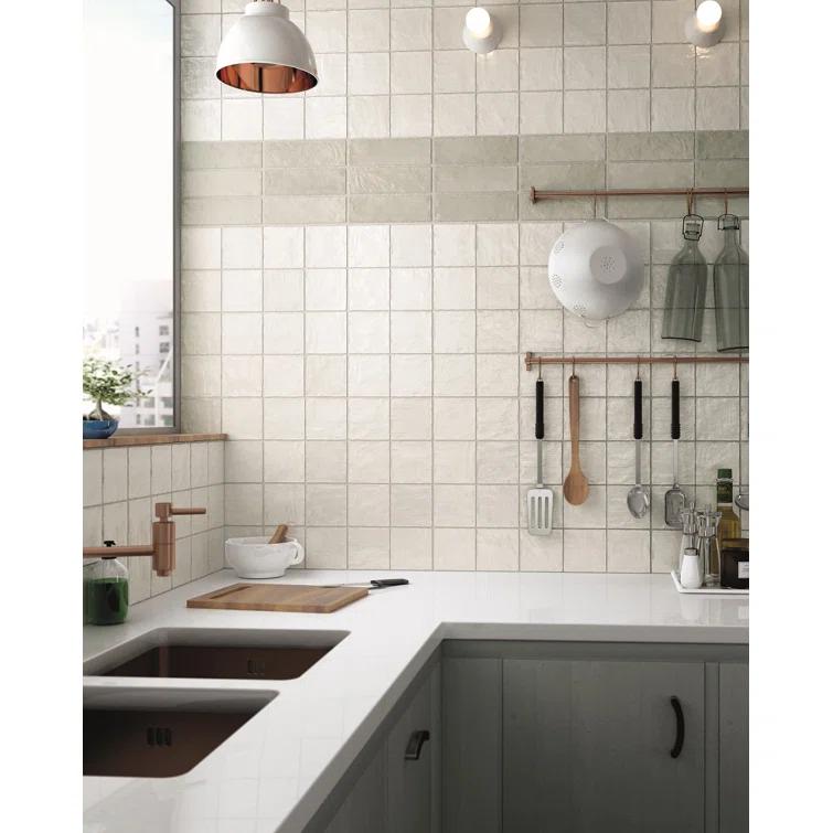 Apollo Tile 60 pack 4 in. x 4 in. Polished and Honed Ceramic Subway Wall Tile (6.48 sq. ft./Case)