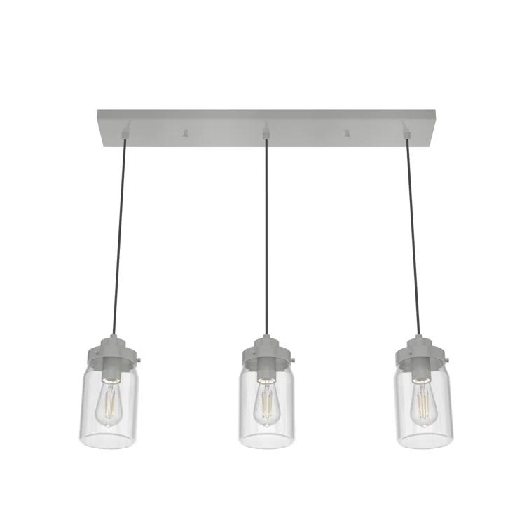 Devon Park 3 - Light Kitchen Island Linear Pendant
