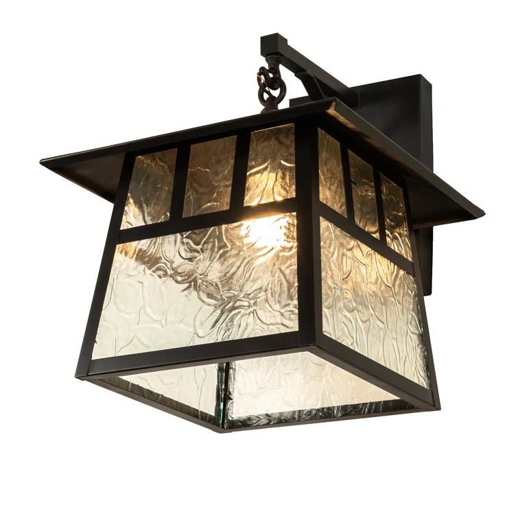 Meyda Lighting Double Bar Mission Solid Brass Armed Sconce